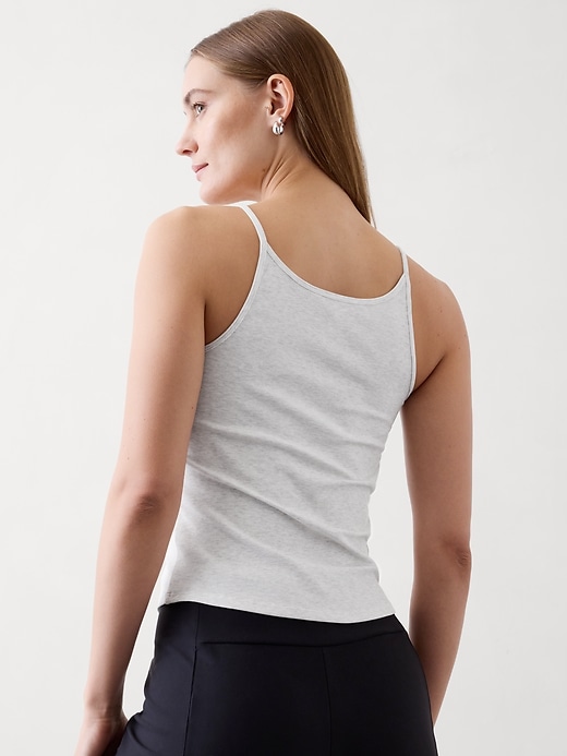 Image number 3 showing, Signature Rib Thin Strap Tank