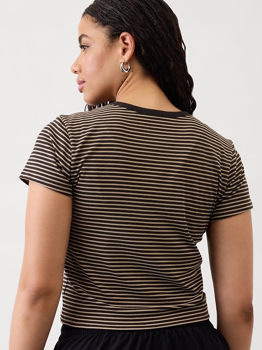 Image number 3 showing, Signature Rib Crop Tee