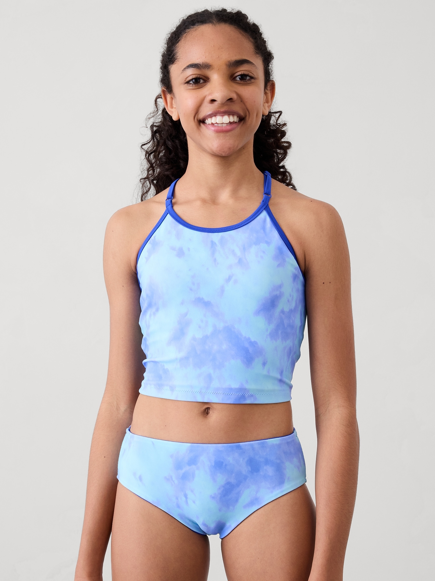 Athleta Girl Reversible Mid Rise Swim Bottom