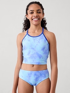 Athleta Girl Reversible Mid Rise Swim Bottom