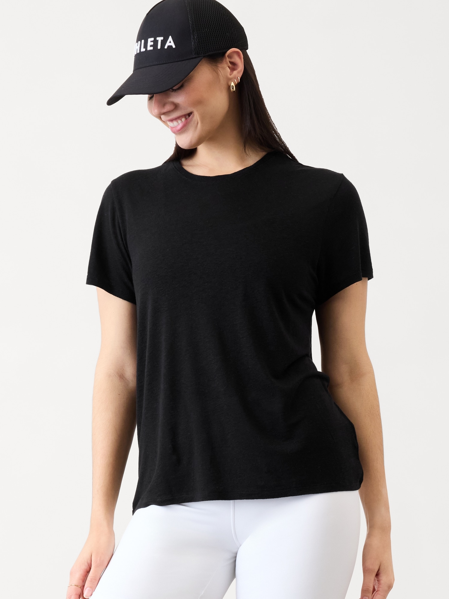 Getaway Linen Blend Tee