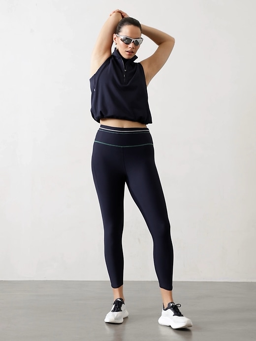 Image number 4 showing, Pacesetter Ultra High Rise 7/8 Stripe Legging