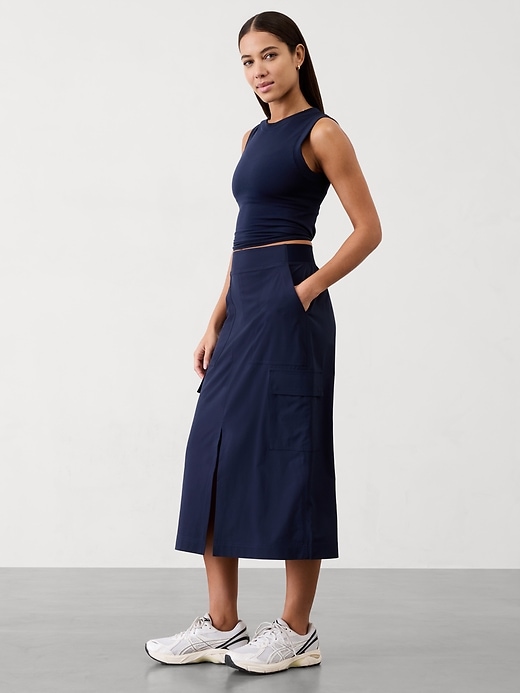 Image number 3 showing, Brooklyn Heights High Rise Cargo Skirt