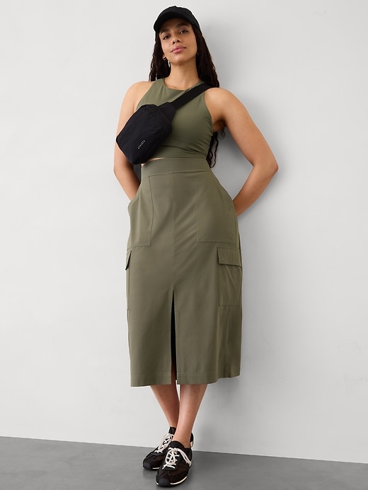 Image number 2 showing, Brooklyn Heights High Rise Cargo Skirt