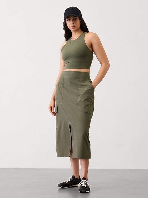 Image number 1 showing, Brooklyn Heights High Rise Cargo Skirt