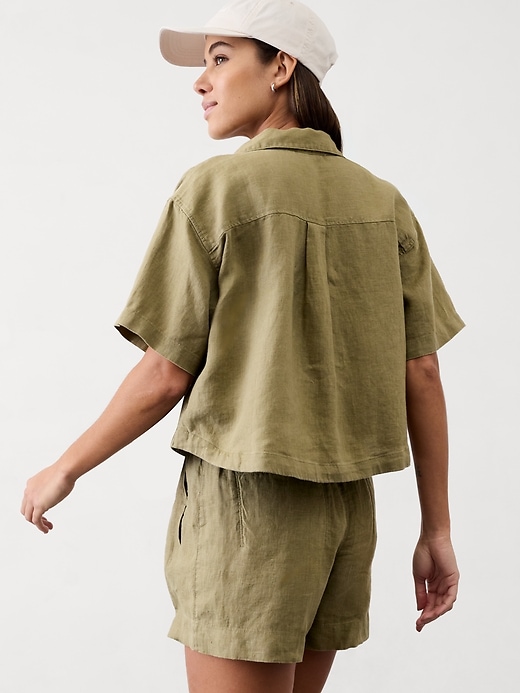 Image number 3 showing, Retreat Linen Short Sleeve Shirt