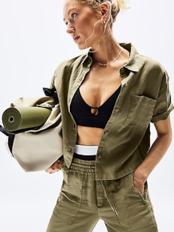 Retreat Linen Short Sleeve Shirt
