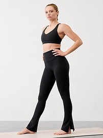 Elation Ultra High Rise Split Slim Flare Pant