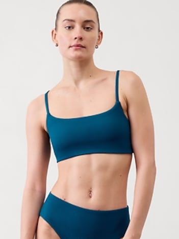 Scoop Pique Bikini Top A-C