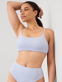 Scoop Pique Bikini Top A-C