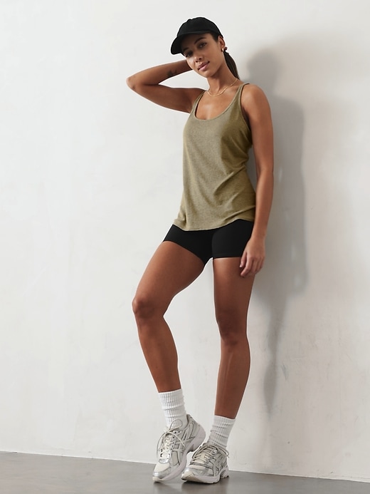 Image number 4 showing, Getaway Linen Blend Tank