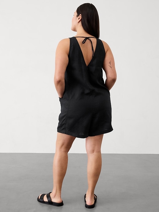 Image number 3 showing, Retreat Linen Romper