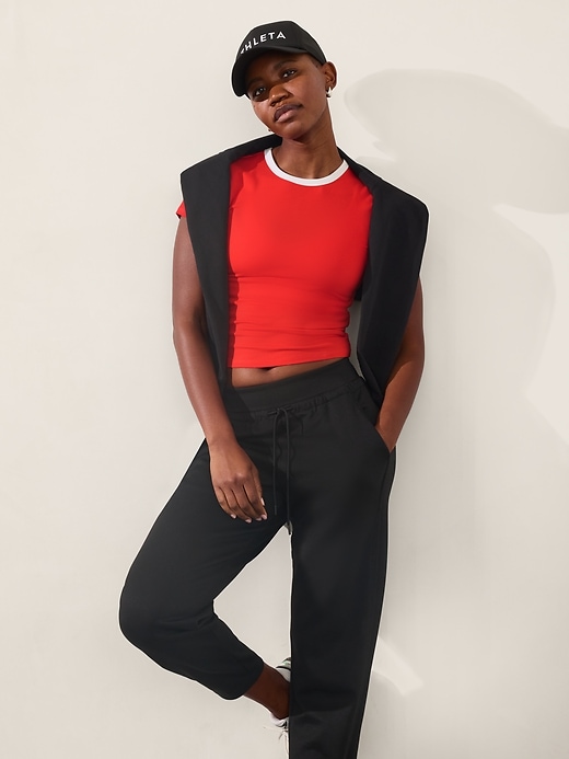 Image number 5 showing, Signature Rib Crop Tee