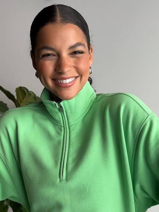 Forever Fleece 1/4 Zip Sweatshirt | Athleta