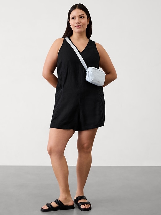 Image number 2 showing, Retreat Linen Romper