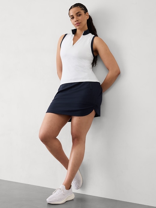 Image number 4 showing, Seamless Half Zip Tank