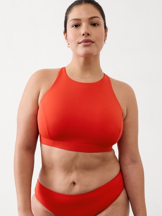 High Neck Bikini Top D-DD