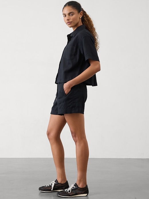 Image number 4 showing, Retreat Linen Short Sleeve Shirt