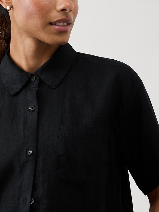 Image number 5 showing, Retreat Linen Short Sleeve Shirt