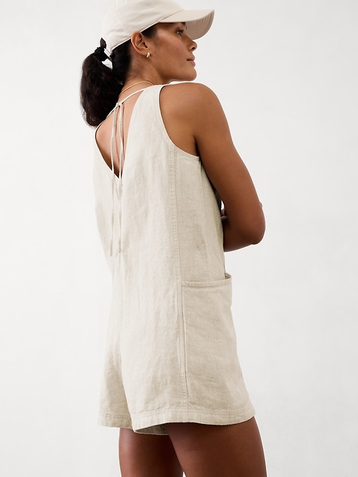 Image number 2 showing, Retreat Linen Romper