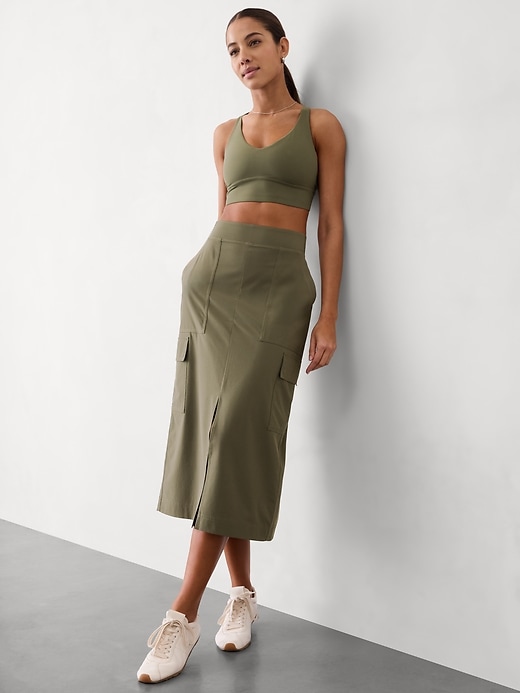 Image number 5 showing, Brooklyn Heights High Rise Cargo Skirt