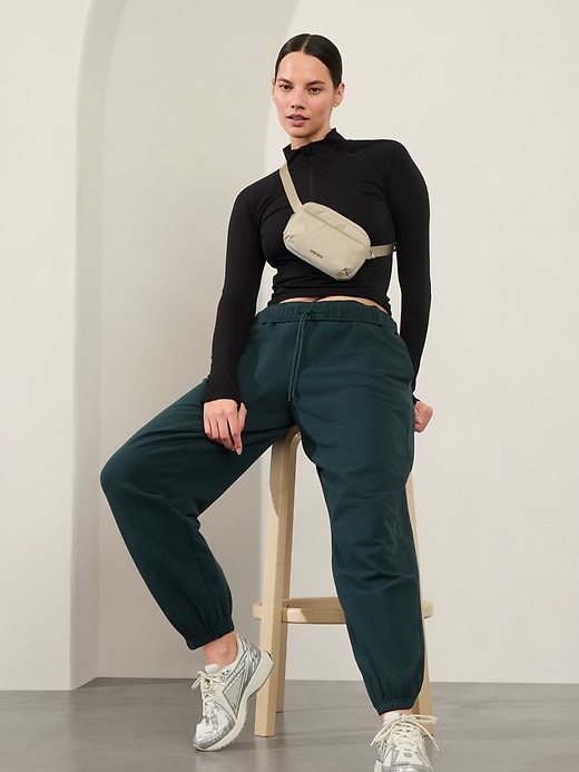 Image number 1 showing, Forever Fleece High Rise Jogger