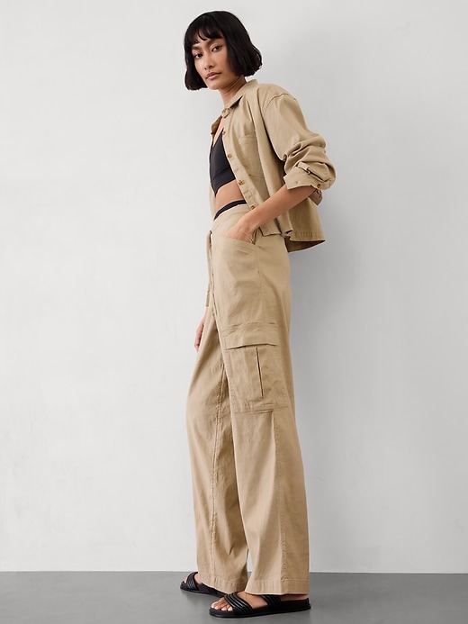 Image number 3 showing, Paradise Mid Rise Straight Leg Cargo Pant