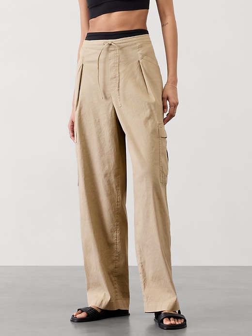 Image number 1 showing, Paradise Mid Rise Straight Leg Cargo Pant