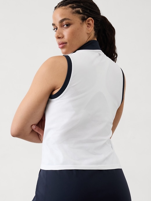 Image number 4 showing, Ace Seamless Half Zip Tank