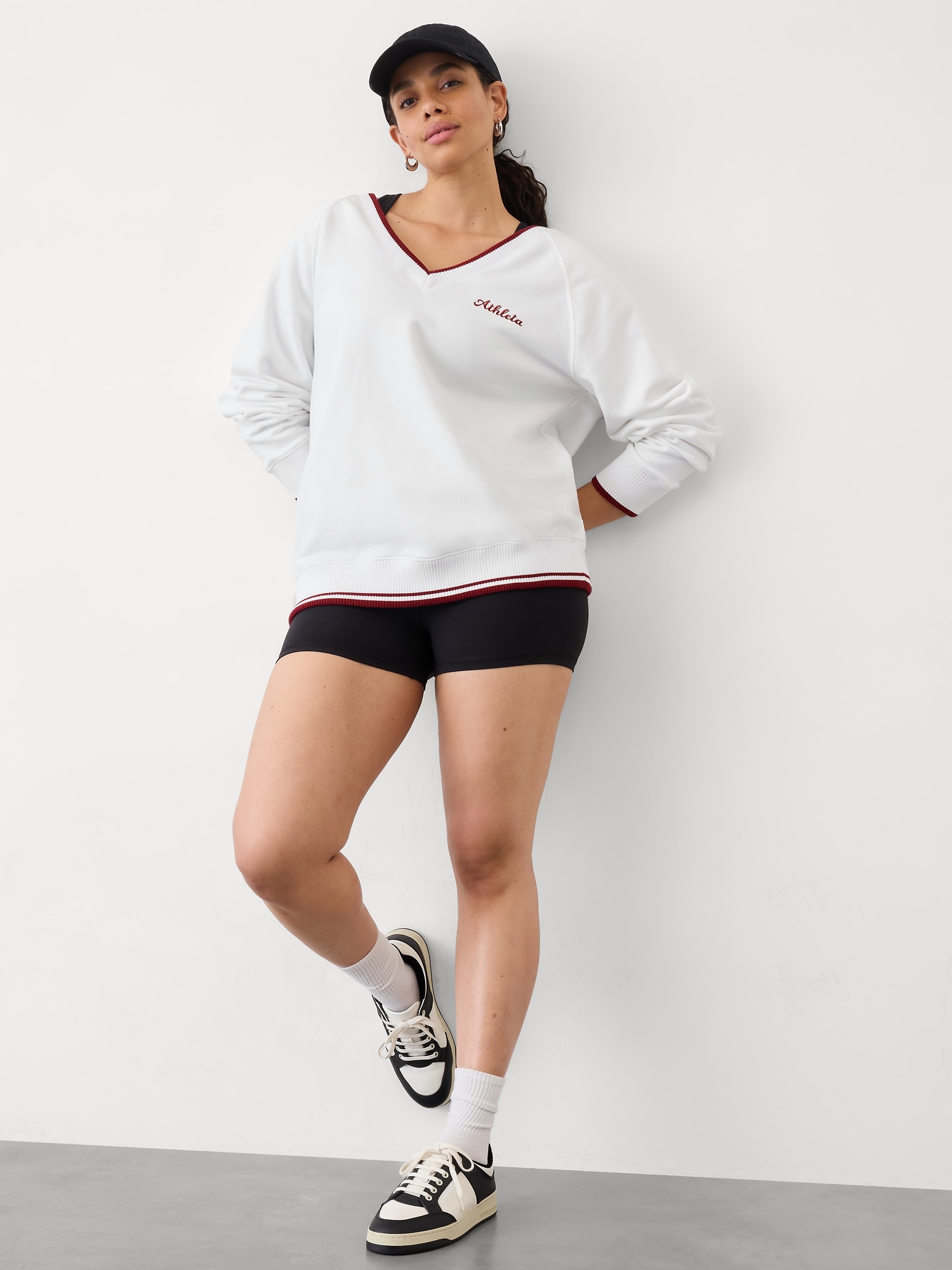 Forever Fleece V-Neck Sweatshirt