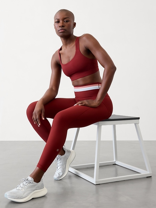 Image number 7 showing, Interval Stash High Rise Stripe 7/8 Legging