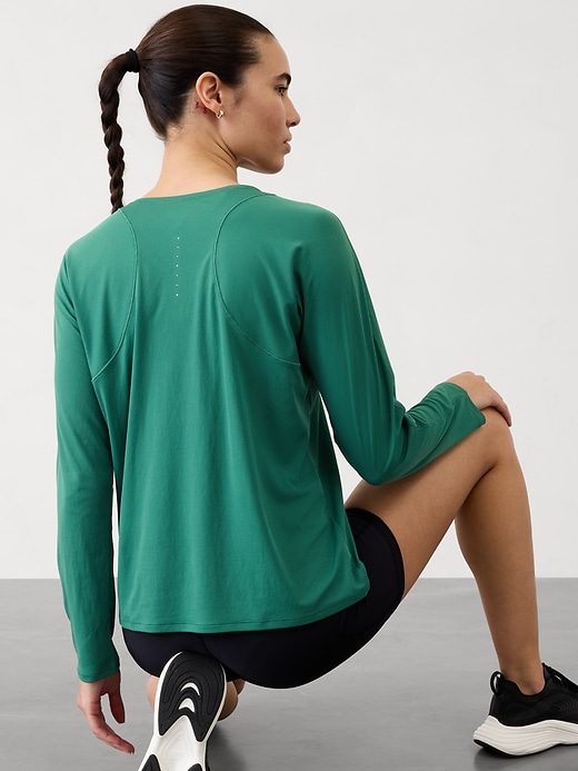 Image number 6 showing, Grid Knit Top