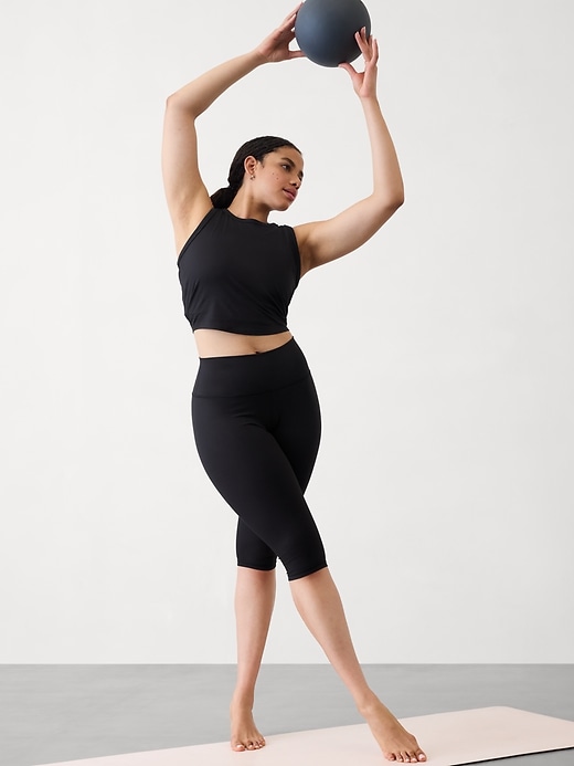 Image number 1 showing, Transcend High Rise Rib Crop Legging