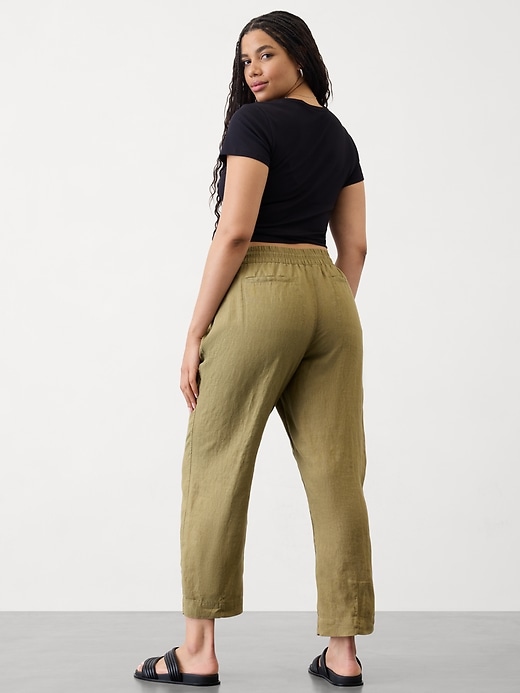 Image number 2 showing, Retreat Linen Ankle Pant