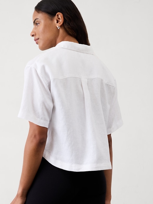 Image number 2 showing, Retreat Linen Short Sleeve Shirt