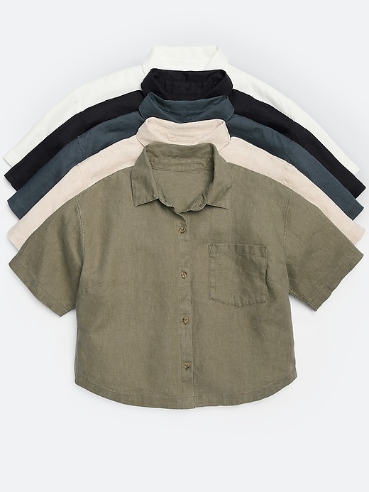 Retreat Linen Short Sleeve Shirt