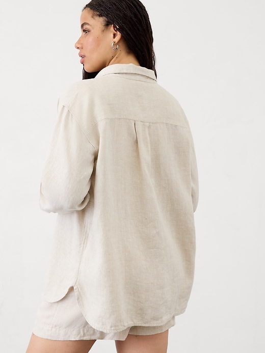 Image number 8 showing, Retreat Linen Top