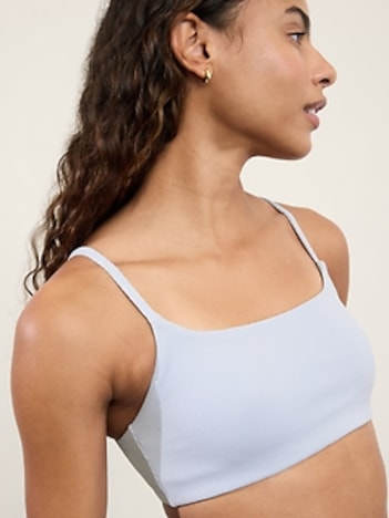 Scoop Pique Bikini Top A-C