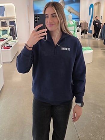 Power of She 1/4 Zip Sweatshirt