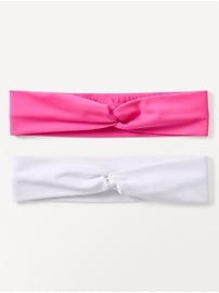 View large product image 2 of 2. Athleta Girl Ready Or Knot Headband 2-Pack