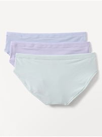 View large product image 2 of 2. Athleta Girl Right Moves Cotton Bikini Underwear 3-Pack