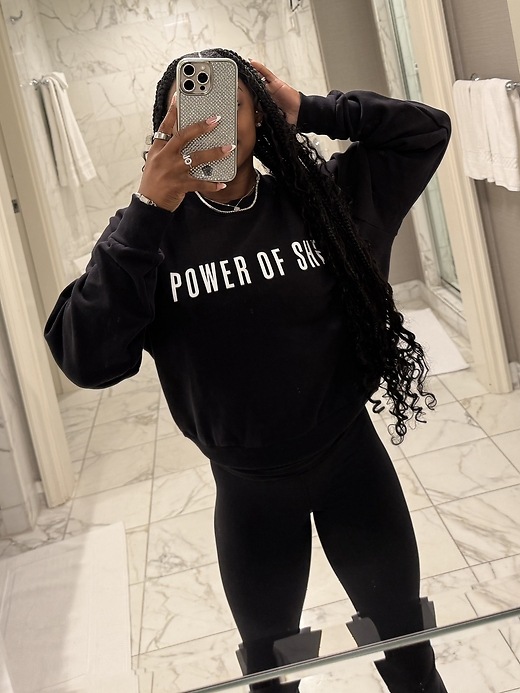 Logo Fleece Crew Sweatshirt