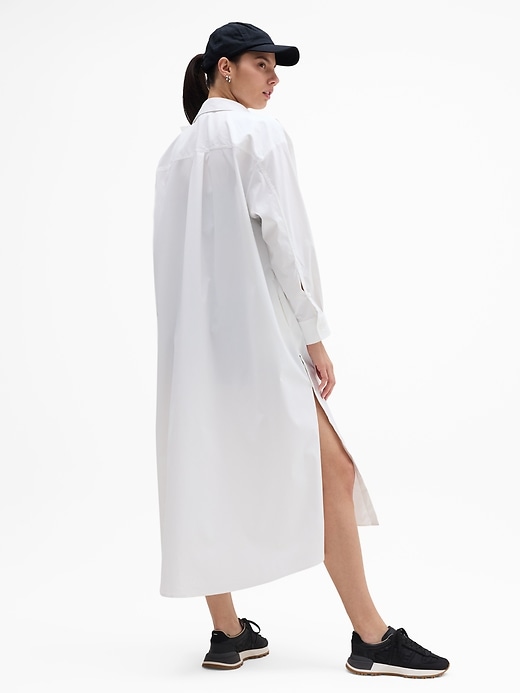 Image number 5 showing, Drift Poplin Long Shirt Dress