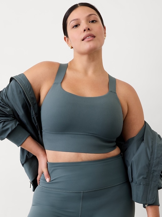 Image number 4 showing, Warrior Twist Longline Bra D-DD