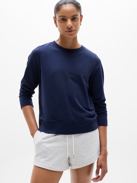 Retroterry Crewneck Sweatshirt - Blue