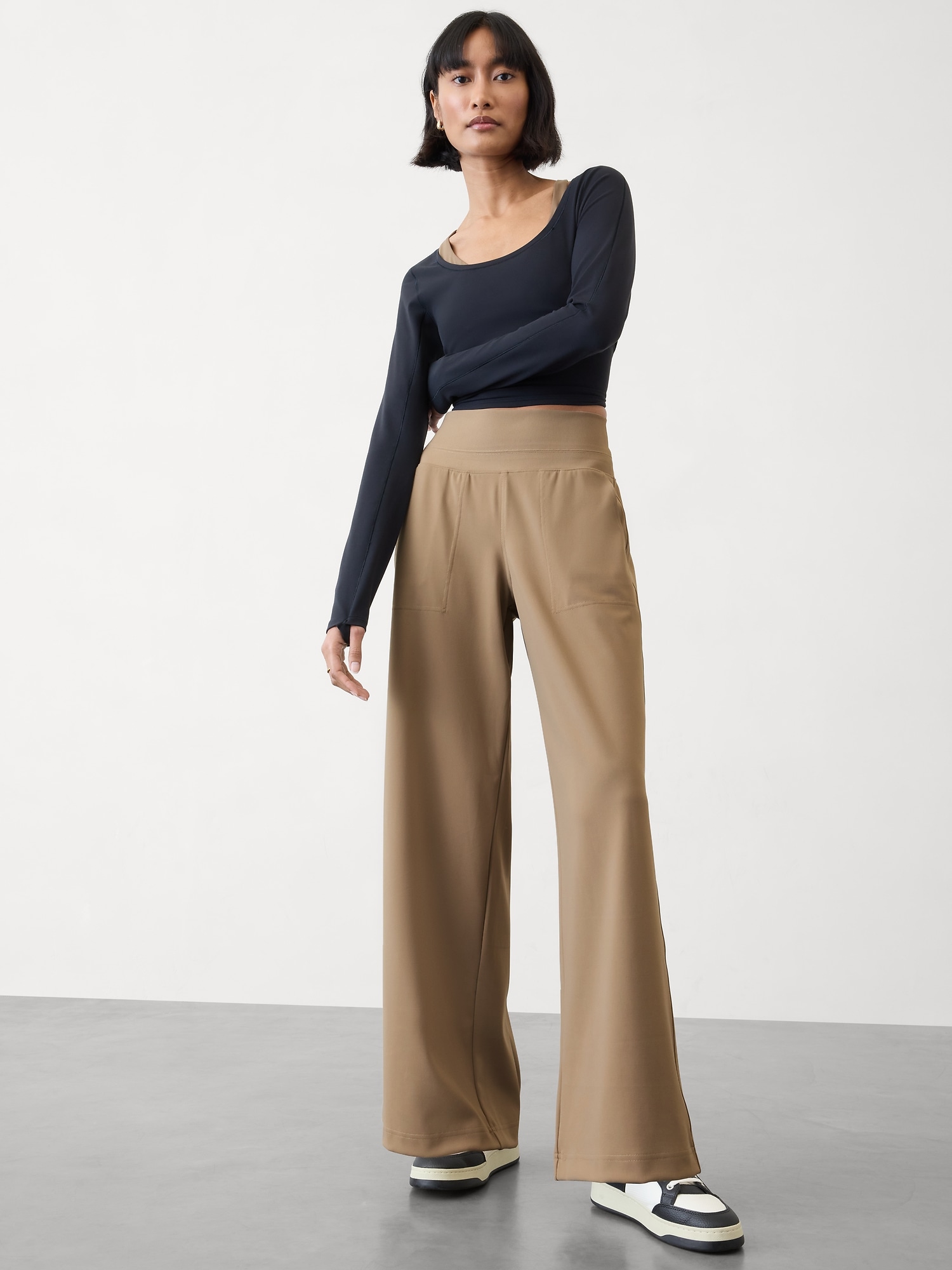 Venice High Rise Wide Leg Pant