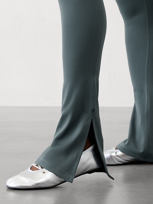 Image number 3 showing, Elation Ultra High Rise Split Slim Flare Pant