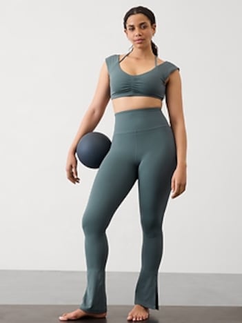 Elation Ultra High Rise Split Slim Flare Pant