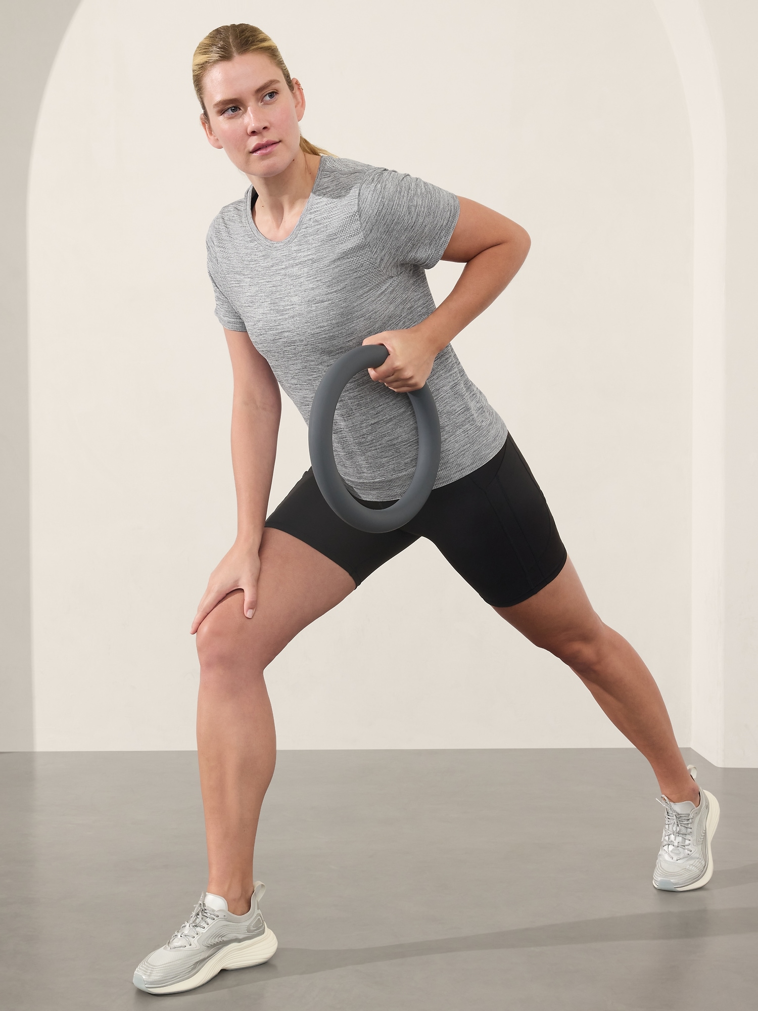 In Motion Seamless Heather Tee