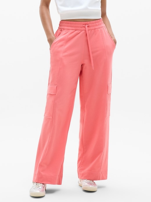 Image number 1 showing, Retroterry High Rise Wide Leg Cargo Pant